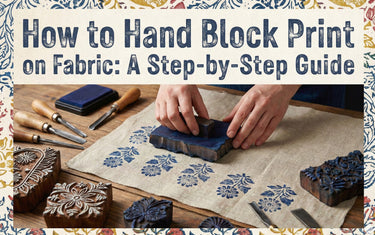 Hand Block Printing Fabric Process