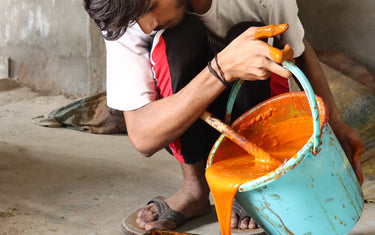 natural fabric dyes process