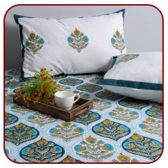 Jaipuri Cotton Bedsheets