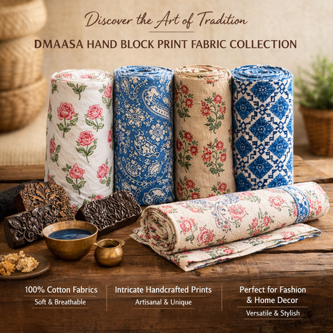 Hand Block Printed Fabric