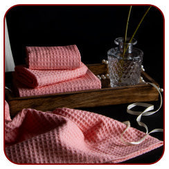 Waffle Cotton Towel Set