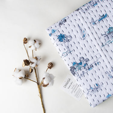100% Pure Cotton Kantha Baby Blanket & Quilts