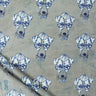Animal Dabu Hand Block Printed Kashish Fabric