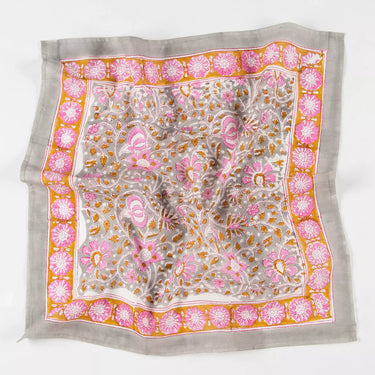 Floral Border Print Artisan Cotton