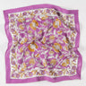 Purple Floral Hand Block Print Cotton