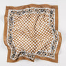 Beautiful Vintage Floral Checkered