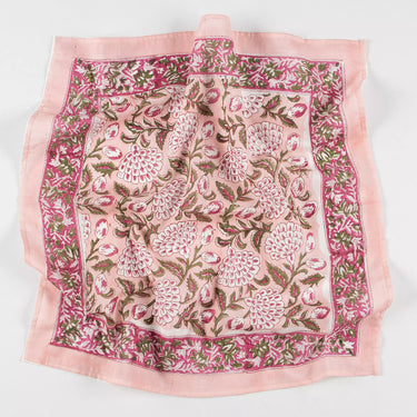 Beautiful Vintage Garden Print Cotton Bandana