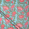 Beautiful Floral Printed Cotton Hand Block Print Fabric