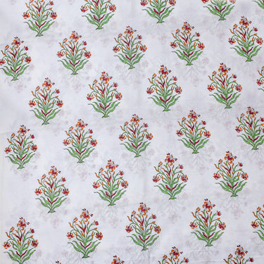 Best Cotton Hand Block Boota Printed Fabric