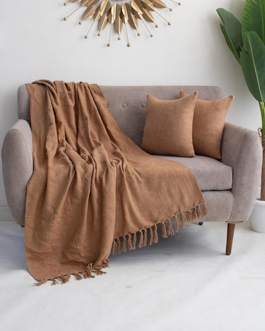 Best Gifts for Home Decor - Sofa Throw with 2 Cushion Covers