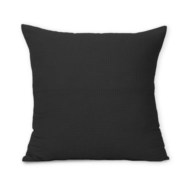 Black Luxury Waffle Cushion Cover Online