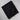 Black Waffle Cotton Bath Towels Set