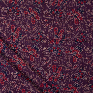 Block Cotton Ajrak Print Dress Material Fabric