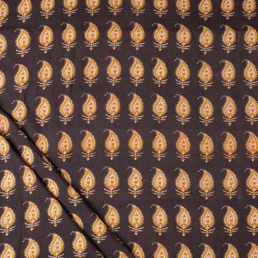 Block Printed Cotton Fabric for Women Clothing