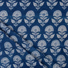 Blue Indigo Pure Cotton Hand Block Print Fabric