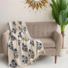 Boota Floral Printed Sofa Woven Throw Online