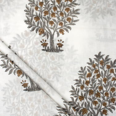 Boota Hand Block Printed Premium Cotton Fabric