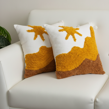 Tufted Cushion Cover for Living Room