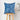 Blue Block Abstract Printed Cotton Cushion Cover 24x24 Online