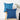 Stripes Hand Block Blue Printed Cotton Cushion Cover 16x16 Online