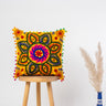 Hand Embroidered Cushion Covers Rangoli Cotton Online
