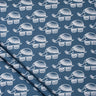 Cotton Discharge Hand Block Elephant Print Fabric