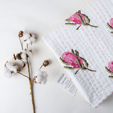 Cotton Kantha Homemade Baby Quilts