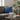 Cotton Plain Blue Cushion Cover for Chair Online