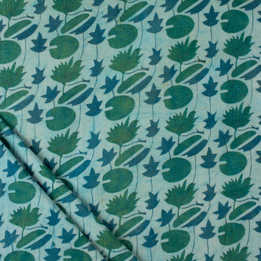 Dabu Leaf Block Printed Cotton Best Fabric For Kurti Online