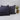 Dark Grey Kantha Quillted Soft Cotton Pillow Cover
