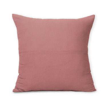 Dark Pink Waffle Cushion Covers