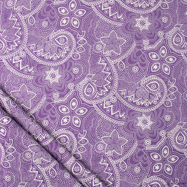 Discharge Hand Block Printed Fabric