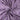 Purple fabric with white paisley pattern, rolled up