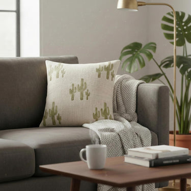 Dmaasa Cactus Block Print Cushion Covers for Sofa Decor
