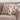 Flamingo Block Printed Cotton Chair Cushion Covers