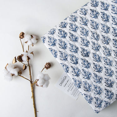 Floral Print Cotton Baby Quilt