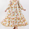 Floral Printed Casual Maxi Long Dresses for Women