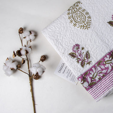 Floral Printed Soft Cotton Baby Blanket