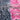 Gray Pink Handmade Shibori Tie Dye Cotton Fabric