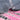 Gray Pink Handmade Shibori Tie Dye Cotton Fabric