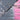 Gray Pink Handmade Shibori Tie Dye Cotton Fabric