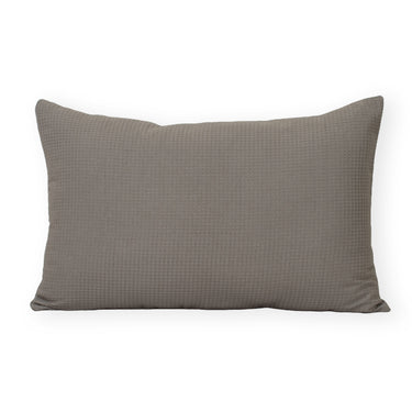 Gray Waffle Cotton Pillow Covers