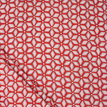 Hand Block Cotton Kantha Print Fabric
