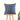 Hand Block Indigo Jaipuri Cotton Canvas Cushion Cover