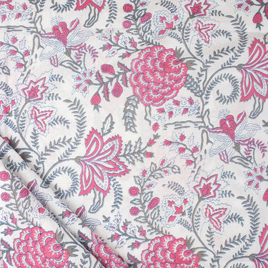 Hand Block Print Fabric For Kurti