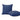 Handmade Blue Cotton Waffle Cushion Cover
