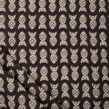 Handmade Fish Print Cotton Bagru Running Fabric