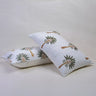Handmade Green Palm Tree Kantha Quilted Cotton Pillow Cover