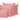 Handmade Plain Pink Waffle Pillow Sham