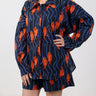 Indian Fish Hand Block Printed Co-ord Set for Women